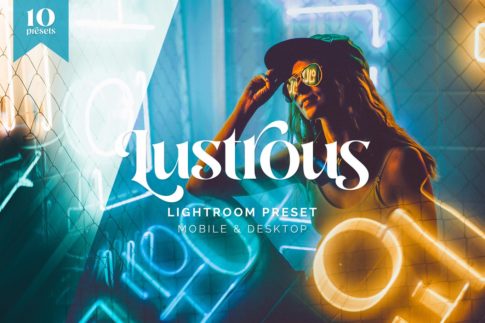 Обложка набора пресетов Lustrous Cyberpunk Style TW для Lightroom