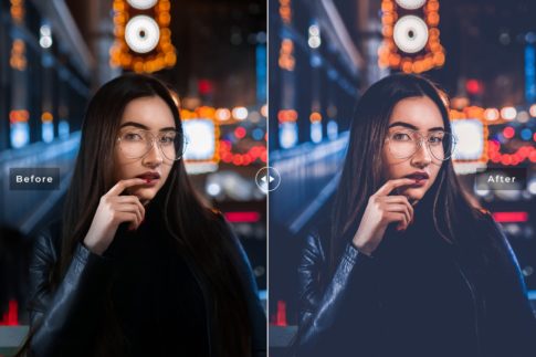 Фотография с цветокоррекцией из набора ночная жизнь пресеты