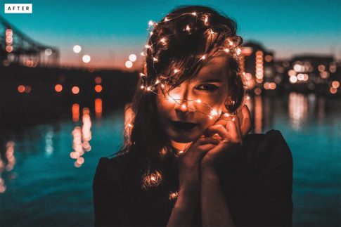 Результат применения пресета оранж и бирюза для кино пресеты на реальном снимке