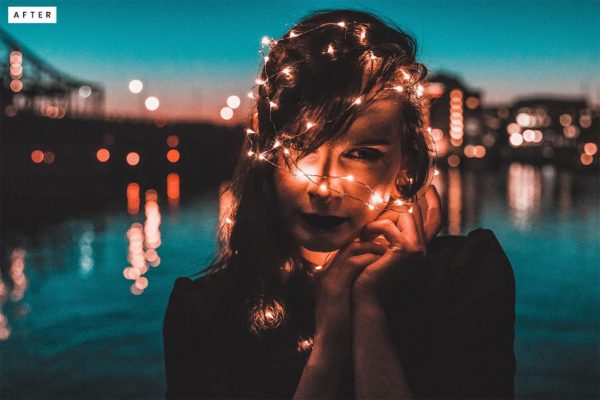Результат применения пресета оранж и бирюза для кино пресеты на реальном снимке