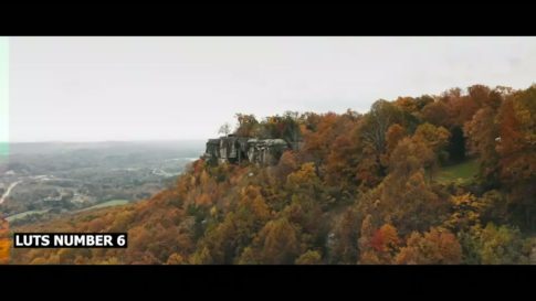 Кадр видео после цветокоррекции LUT для осень вариант 5