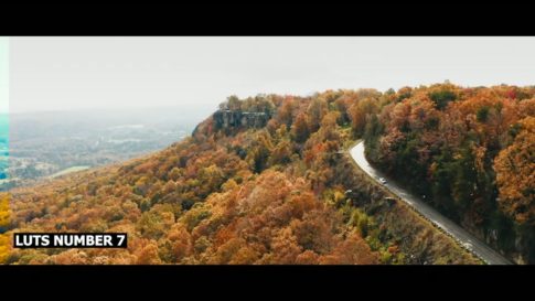 Кадр видео после цветокоррекции LUT для осень вариант 6