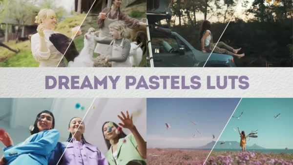 Постер набора Пастельные мечтательные LUT для видео Dreamy Pastel