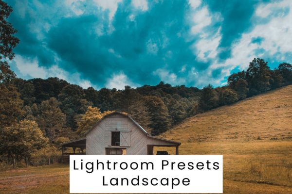 Обложка набора пресетов Landscape для Lightroom