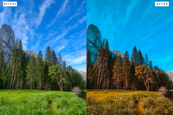 Пример обработки фото пресетом Landscape в Lightroom, кадр 3