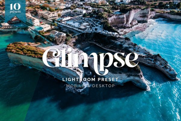 Обложка набора пресетов Glimpse Landscapes Tones TW для Lightroom