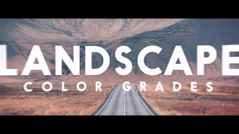 Постер набора Пейзажные кино-LUT для видео Landscape Grade