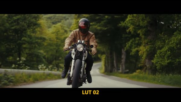 Кадр видео после цветокоррекции LUT для кино вариант 4