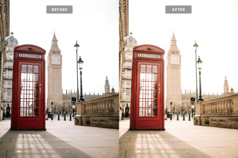 Пример обработки фото пресетом London Film в Lightroom, кадр 2