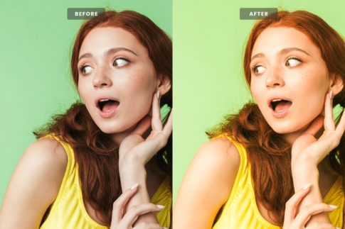 Фотография с цветокоррекцией из набора плёночные пресеты с пастельным сиянием