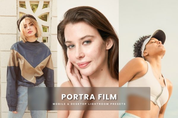 Обложка набора пресетов Portra Film для Lightroom