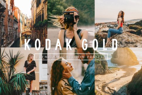 Обложка набора плёнка kodak gold пресеты