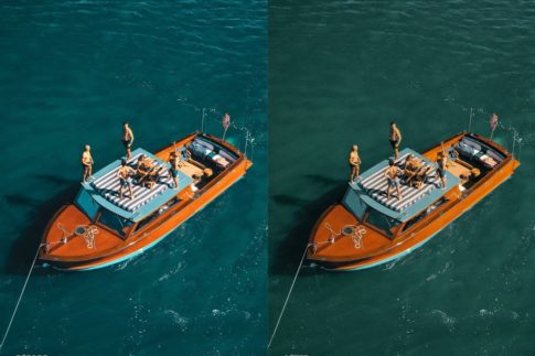 Фотография с цветокоррекцией из набора плёнка kodak пресеты