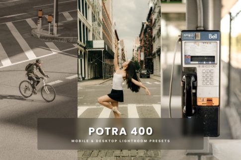 Обложка набора плёнка portra на улице пресеты