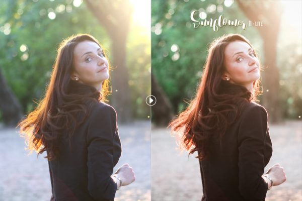 Пример обработки фото пресетом Sunflower в Lightroom, кадр 1