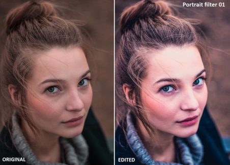 Пример обработки фото пресетом Portrait Fashion в Lightroom, кадр 4