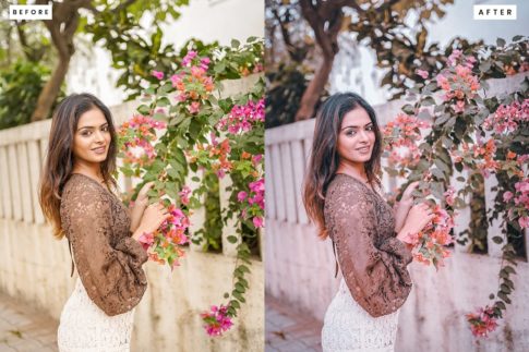 Пример обработки фото пресетом Portrait Presets Lightroom в Lightroom, кадр 1