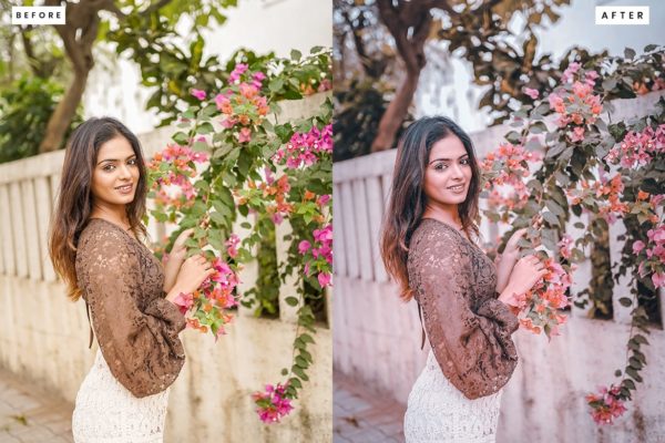 Пример обработки фото пресетом Portrait Presets Lightroom в Lightroom, кадр 1