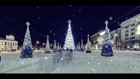 Кадр видео после цветокоррекции LUT для праздник вариант 5