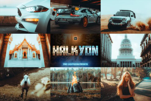Обложка набора пресетов HALKYON для Lightroom