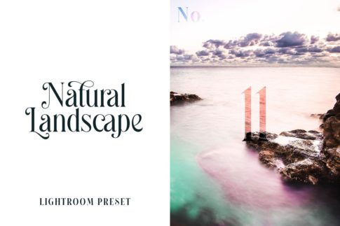Обложка набора пресетов Natural Landscape No.11 для Lightroom