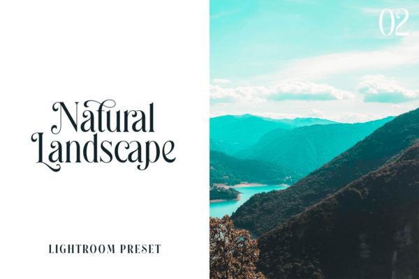 Пример обработки фото пресетом Natural Landscape No.02 в Lightroom, кадр 1
