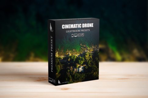 Обложка набора пресетов Drone For Aerial Photography для Lightroom
