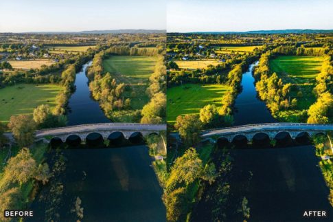 Пример обработки фото пресетом Drone For Aerial Photography в Lightroom, кадр 14