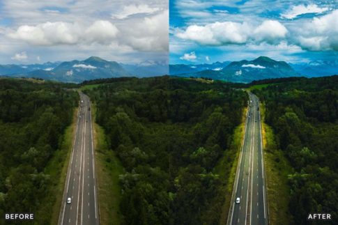 Пример обработки фото пресетом Drone For Aerial Photography в Lightroom, кадр 15