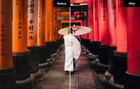 Пример обработки фото пресетом 6 Sakura Lightroom and Photoshop Presets в Lightroom, кадр 2