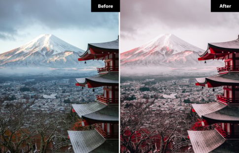 Пример обработки фото пресетом 6 Sakura Lightroom and Photoshop Presets в Lightroom, кадр 4