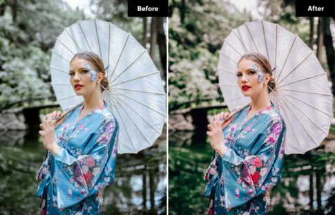 Пример обработки фото пресетом 6 Sakura Lightroom and Photoshop Presets в Lightroom, кадр 6