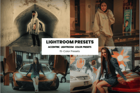 Обложка набора пресетов Accentric для Lightroom