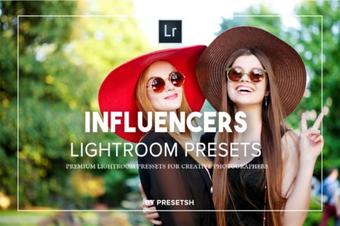 Обложка набора пресетов Influencers для Lightroom