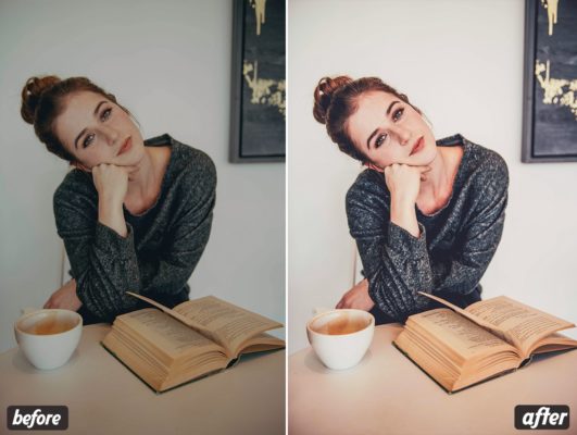 Пример обработки фото пресетом Influencers в Lightroom, кадр 2