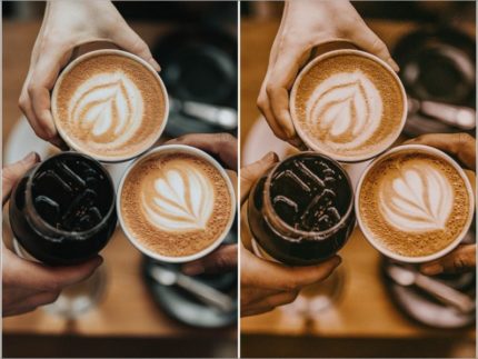 Пример обработки фото пресетом Coffee Shop в Lightroom, кадр 3