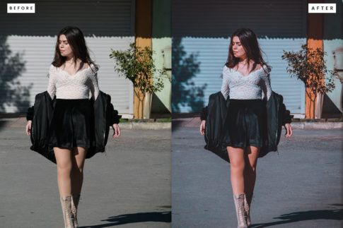 Пример обработки фото пресетом Modelling в Lightroom, кадр 2