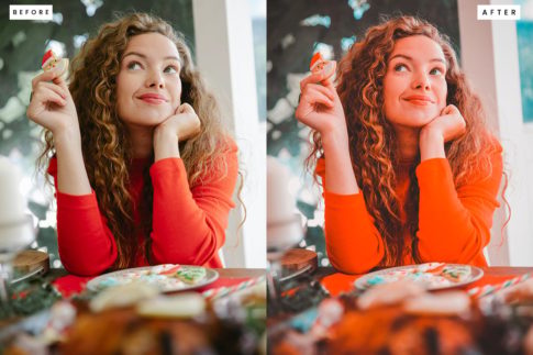Фотография с цветокоррекцией из набора пресеты для отпуска у моря с бирюзовой водой