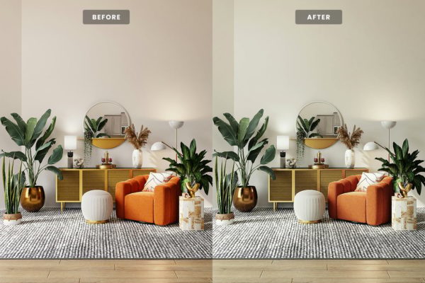 Пример обработки фото пресетом Home Interior в Lightroom, кадр 2