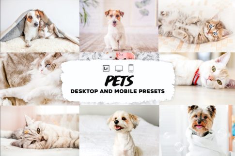 Обложка набора пресетов Pet для Lightroom