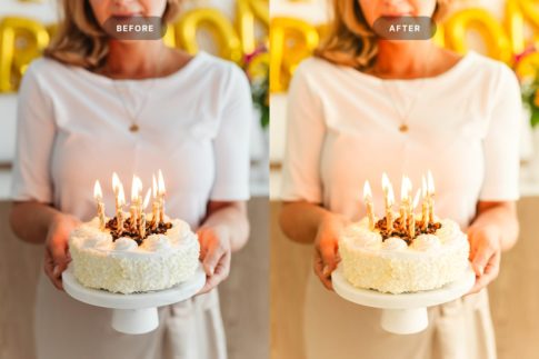Пример обработки фото пресетом Birthday Party в Lightroom, кадр 3
