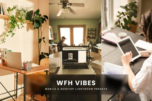 Обложка набора пресетов WFH Vibes для Lightroom