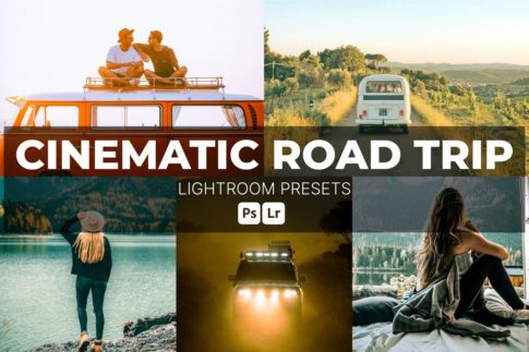 Обложка набора пресетов Cinematic Road Trip для Lightroom