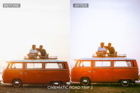 Пример обработки фото пресетом Cinematic Road Trip в Lightroom, кадр 3
