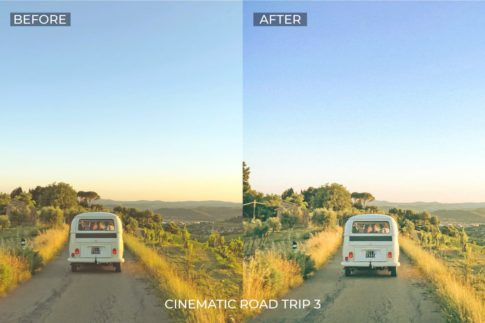 Пример обработки фото пресетом Cinematic Road Trip в Lightroom, кадр 4