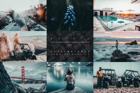 Обложка набора пресетов Exodia для Lightroom