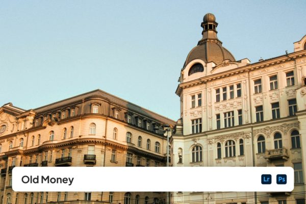 Обложка набора пресетов Old Money для Lightroom