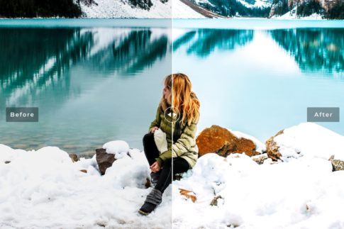 Пример обработки фото пресетом Lake Louise Mobile & Desktop в Lightroom, кадр 3