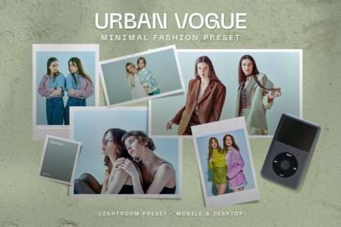 Обложка набора пресетов Urban Vogue для Lightroom