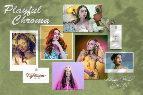 Обложка набора пресетов Playful Chroma для Lightroom